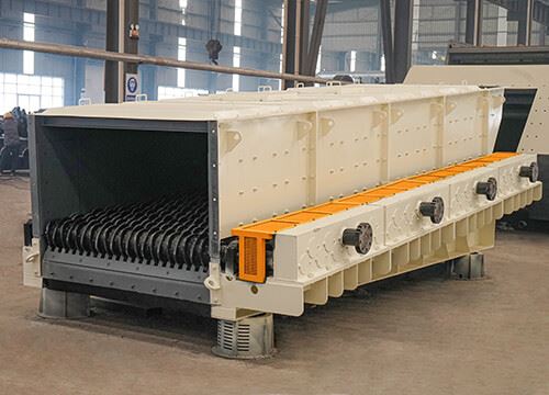 Heavy-Duty Roller Screen, Wobbler Feeder For Gypsum Rock