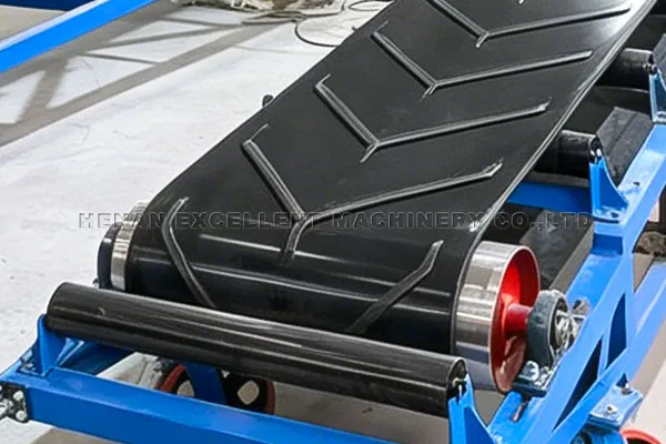 Portable Belt Conveyor Zigzag Pattern Conveyor Belt Portable Belt Conveyor Zigzag Pattern Conveyor Belt