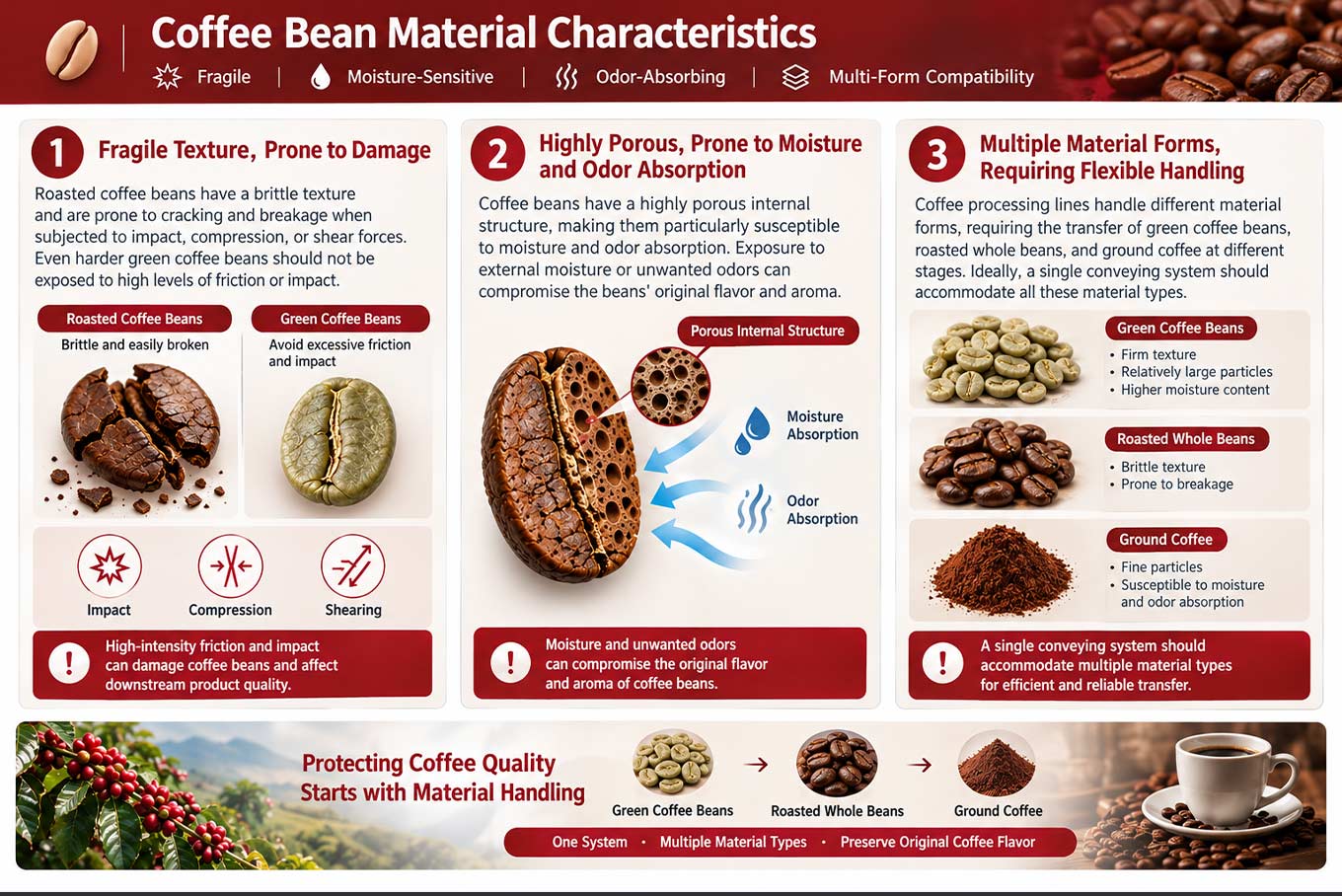 Characteristics of Coffee Bean Materials Characteristics of Coffee Bean Materials