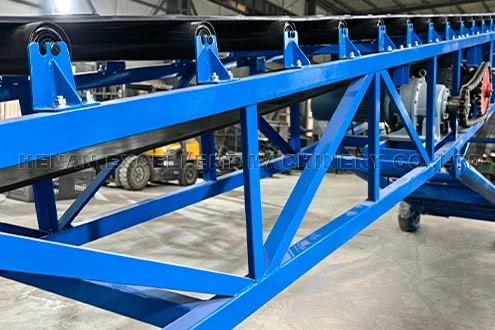 Mobile Inclined Belt Conveyors Frame Contruction Mobile Inclined Belt Conveyors Frame Contruction