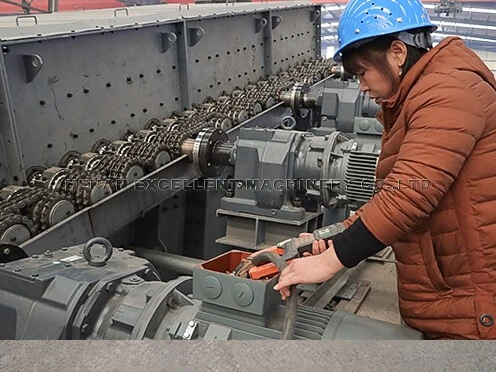 Municipal Solid Waste Roller Screen Current Detection Municipal Solid Waste Roller Screen Current Detection