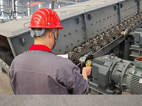 Municipal Solid Waste Roller Screen Shaft Temperature Detection Municipal Solid Waste Roller Screen Shaft Temperature Detection
