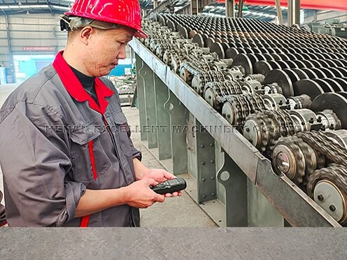 Municipal Solid Waste Roller Screen Rotating Speed Detection Municipal Solid Waste Roller Screen Rotating Speed Detection
