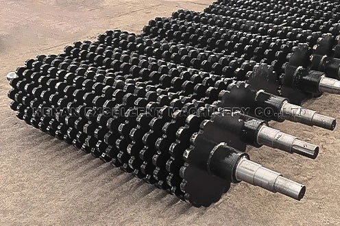 Municipal Solid Waste Roller Screen Plum Blossom-Shaped Blades Municipal Solid Waste Roller Screen Plum Blossom-Shaped Blades