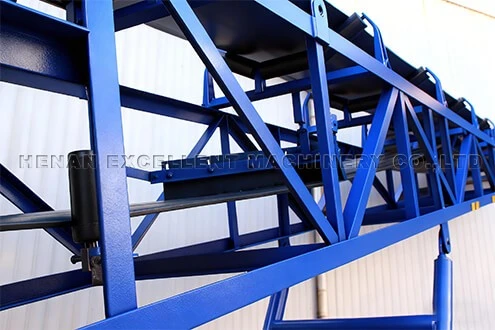 Portable Belt Conveyors Frame Contruction Portable Belt Conveyors Frame Contruction