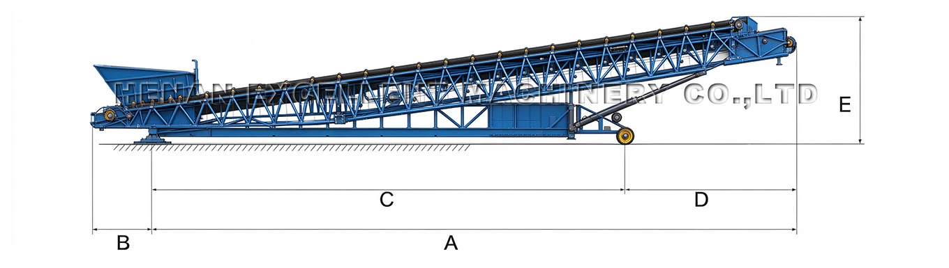 Radial Stacker Conveyor Technical Specifications Radial Stacker Conveyor Technical Specifications