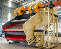High Output Industrial Flip Flow Vibrating Screen For Sale