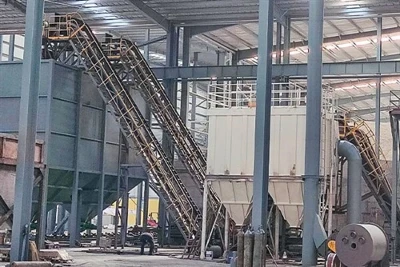 Sidewall Belt Conveyor For Cast Iron Ball