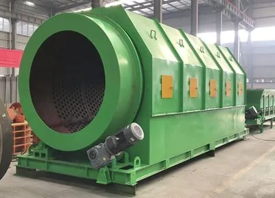 Trommel Screen Used For Screening Leaf in Compost Production Line