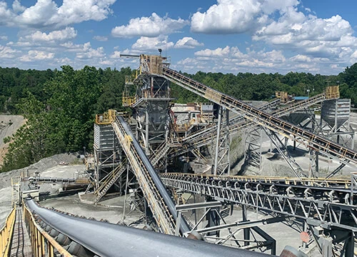 Aggregate Belt Conveyor In Quarry