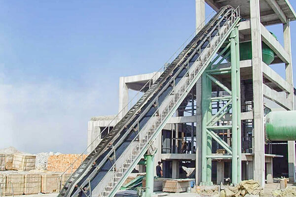 Steep Angle Sidewall Belt Conveyor For Coal, Limestone, Fertilizer factory